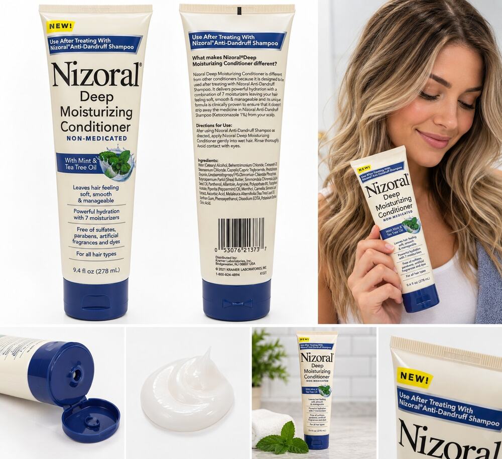 Nizoral Deep Moisturizing Conditioner with Mint & Tea Tree Oil